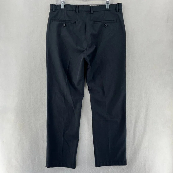Greg Norman Pants Men's Sz 34x30 Gray Straight Leg Mid-Rise Pockets Stretch - Picture 2 of 10